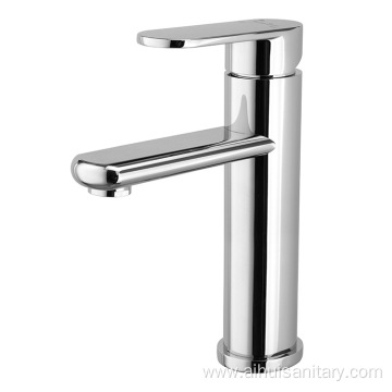 304 stainless steel single cold wash basin faucet